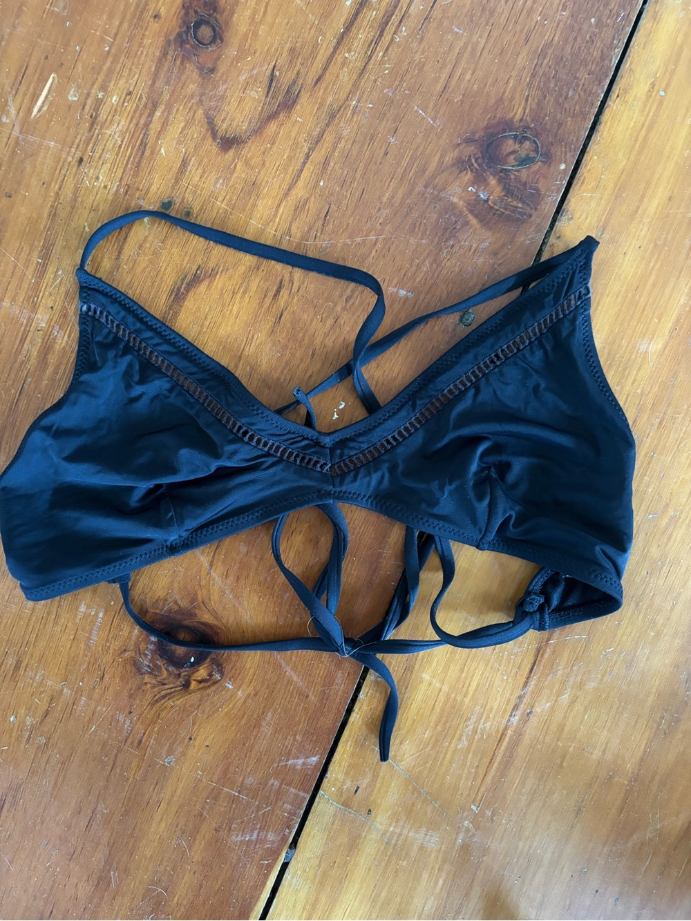 Rhythm Black Bikini top